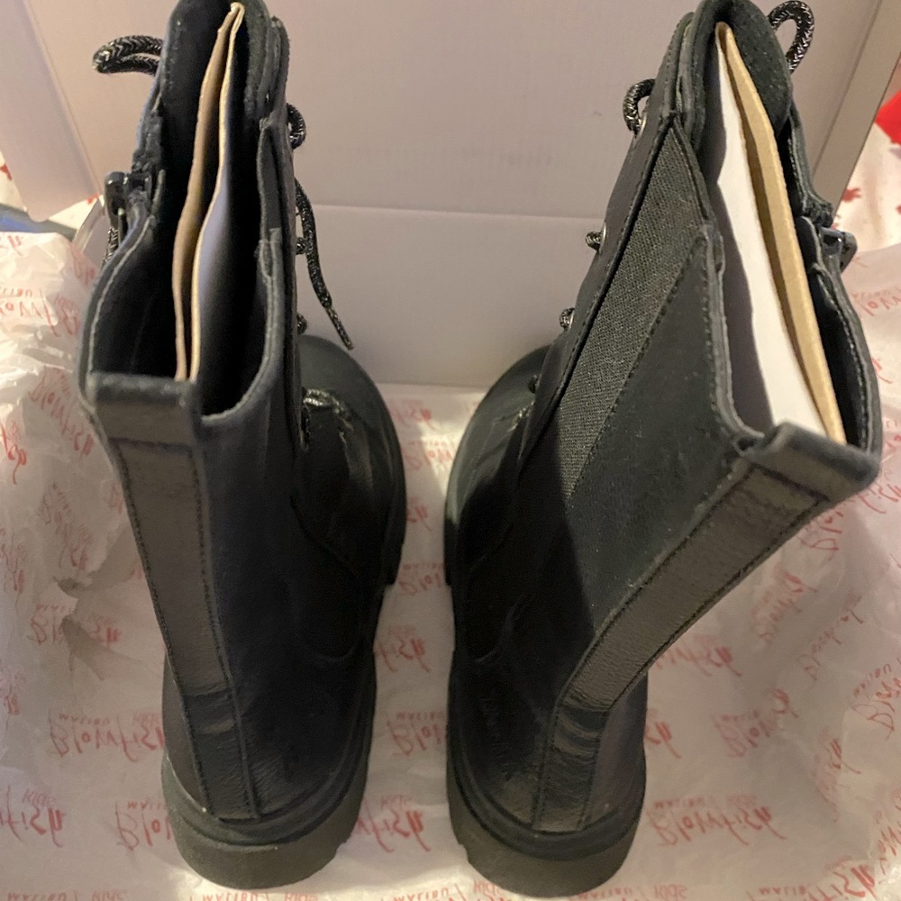 Blowfish Black Saddlerock Boots Youth Sz 4 - Picture 3 of 6